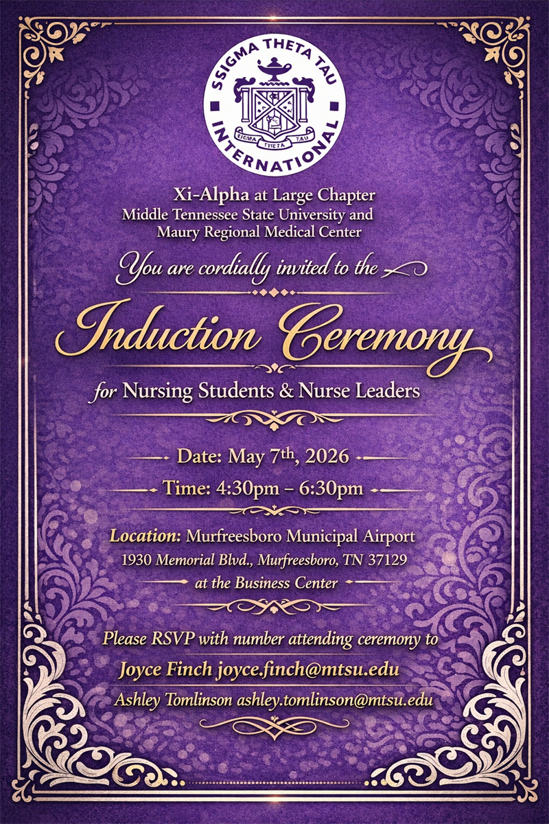 Invite for Induction Cermonly